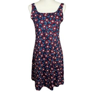 Columbia Tank Sundress M Pull Over UPF 50‎ Freezer III Patriotic Summer Floral
